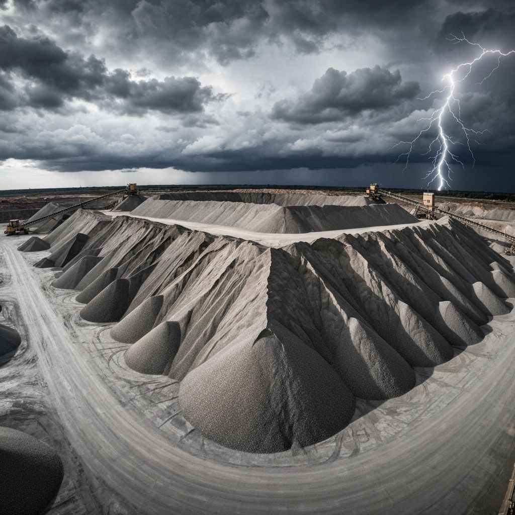 Aggregate stockpiles